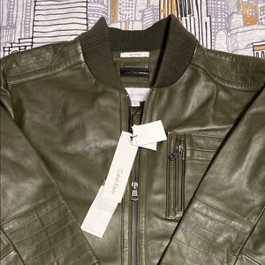 Calvin Klein leather jacket